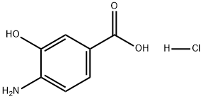 Benzoic acid, 4-amino-3-hydroxy-, hydrochloride (1:1) Struktur