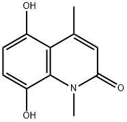 5,8-Dihydroxy-1,4-diMethylquinolin-2(1H)-one Struktur