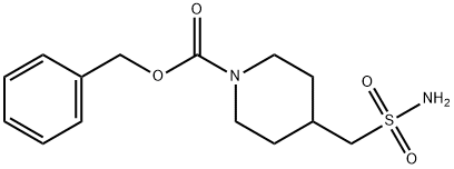 benzyl 4-(sulfaMoylMethyl)piperidine-1-carboxylate Struktur