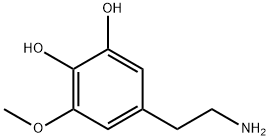 5-(2-AMinoethyl)-3-Methoxybenzene-1,2-diol Struktur