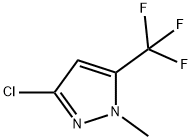 1H-Pyrazole,3-chloro-1-Methyl-5-(trifluoroMethyl)- Struktur