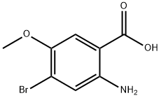 2-AMino-4-broMo-5-Methoxy-benzoic acid Struktur