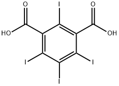 2,4,5,6-tetraiodoisophthalic acid Struktur