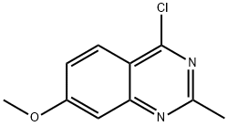 4-Chloro-7-Methoxy-2-Methylquinazoline Struktur