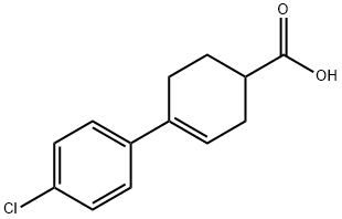 4'-chloro-2,3,4,5-tetrahydro-[1,1'-biphenyl]-4-carboxylic
acid Struktur