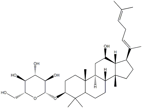 Isoginsenoside Rh3 Struktur