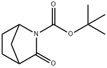 2-Azabicyclo[2.2.1]heptane-2-carboxylic acid, 3-oxo-, 1,1-diMethylethyl ester Struktur