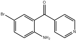 (2-AMino-5-broMophenyl)(pyridin-4-yl)Methanone Struktur