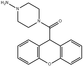 (4-AMinopiperazin-1-yl)(9H-xanthen-9-yl)Methanone Struktur