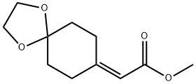 Methyl 2-(1,4-dioxaspiro[4.5]decan-8-ylidene)acetate Struktur