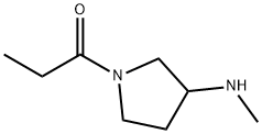 1-(3-(MethylaMino)pyrrolidin-1-yl)propan-1-one Struktur