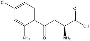 (R)-4-Chlorokynurenine Struktur