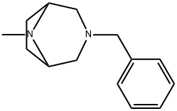 3-Benzyl-8-Methyl-3,8-diazabicyclo[3.2.1]octane Struktur