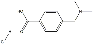 4-[(DiMethylaMino)Methyl]-benzoic acid HCl Struktur