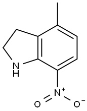 4-Methyl-7-nitroindoline Struktur