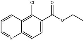 Ethyl 5-chloroquinoline-6-carboxylate Struktur