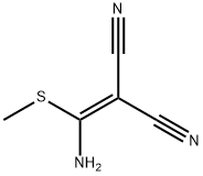 aMino-(MethylMercapto)-MethyleneMalononitrile Struktur