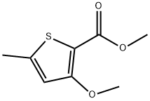 Methyl 3-Methoxy-5-Methylthiophene-2-carboxylate Struktur