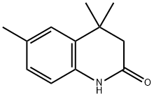 4,4,6-TriMethyl-1,3-dihydroquinolin-2-one Struktur