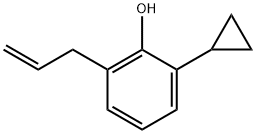 2-Allyl-6-cyclopropylphenol Struktur