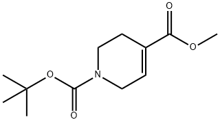 4(2H)-Pyridinedicarboxylic acid, 3,6-dihydro-, 1-(1,1-diMethylethyl)4-Methyl ester Struktur