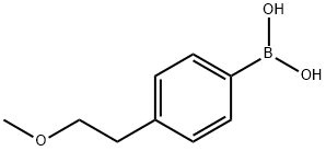 4-(2-Methoxyethyl)phenylboronic acid Struktur