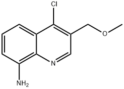 4-Chloro-3-(MethoxyMethyl)quinolin-8-aMine Struktur