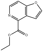 Ethyl furo[3,2-c]pyridine-4-carboxylate Struktur