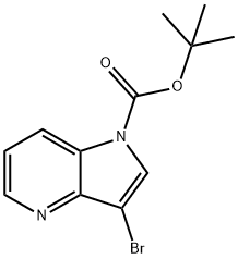 1-Boc-3-broMo-1H-pyrrolo[3,2-b]pyridine Struktur