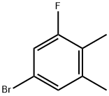 5-broMo-1-fluoro-2,3-diMethylbenzene Struktur