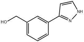 [3-(1H-Pyrazol-3-yl)-phenyl]-Methanol Struktur