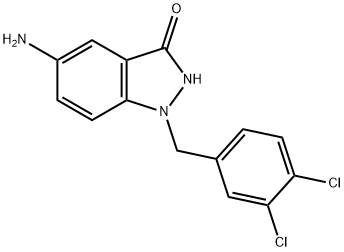 5-AMino-1-(3,4-dichlorobenzyl)-1H-indazol-3-ol Struktur