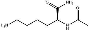 2-AcetylaMino-6-aMino-hexanoic acid aMide Struktur