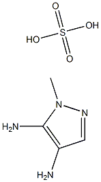 3,4-DiaMino-2-Methylpyrazole sulfate, 95% Struktur