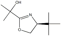 (S)-2-(4-tert-butyl-4,5-dihydrooxazol-2-yl)propan-2-ol Struktur