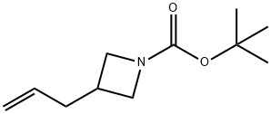 1-BOC-3-アリルアゼチジン 化學(xué)構(gòu)造式