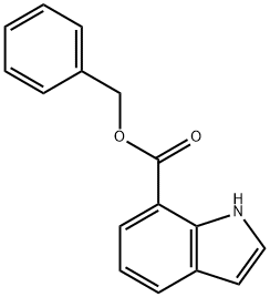 1H-Indole-7-carboxylic acid, phenylMethyl ester Struktur