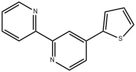 4-(2-Thienyl)-2,2‘-bipyridine Struktur