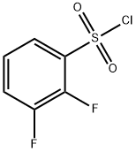 2,3-difluorobenzene-1-sulfonyl chloride Struktur