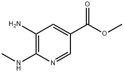 Methyl 5-aMino-6-(MethylaMino)pyridine-3-carboxylate Struktur