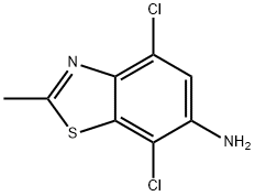 4,7-Dichloro-2-Methylbenzo[d]thiazol-6-aMine Struktur