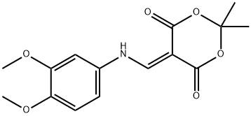 1,3-Dioxane-4,6-dione, 5-[[(3,4-diMethoxyphenyl)aMino]Methylene]-2,2-diMethyl-