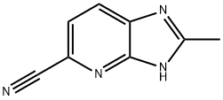 2-Methyl-1H-iMidazo[4,5-b]pyridine-5-carbonitrile Struktur