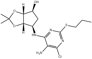 (3aR,4S,6R,6aS)-6-[[5-Amino-6-chloro-2-(propylthio)-4-pyrimidinyl]amino]tetrahydro-2,2-dimethyl-4H-cyclopenta-1,3-dioxol-4-ol