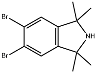 5,6-DibroMo-1,1,3,3-tetraMethylisoindoline Struktur