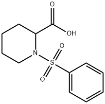 (S)-1-(PHENYLSULFONYL)PIPECOLINIC ACID Struktur