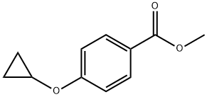 4-Cyclopropoxy-benzoic acid Methyl ester Struktur