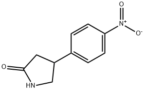 4-(4-Nitrophenyl)pyrrolidin-2-one Struktur