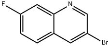 3-broMo-7-fluoroquinoline Struktur