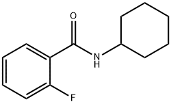 N-Cyclohexyl-2-fluorobenzaMide, 97% Struktur